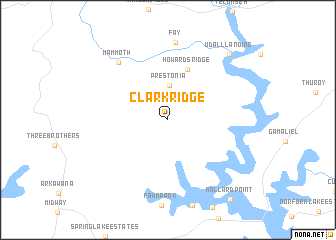 map of Clarkridge