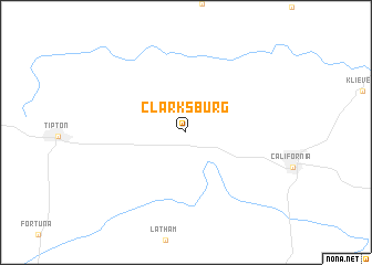 map of Clarksburg