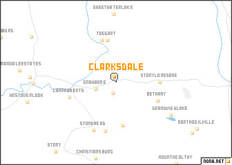 map of Clarksdale