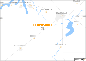 map of Clarksdale