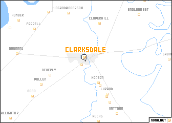 map of Clarksdale