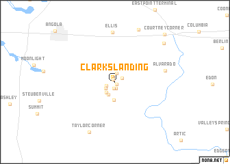 map of Clarks Landing