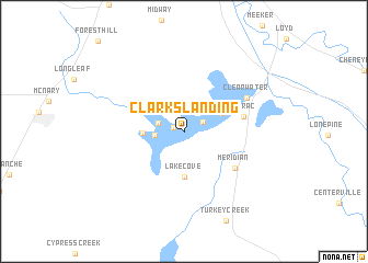 map of Clarks Landing