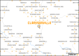 map of Clarksonville