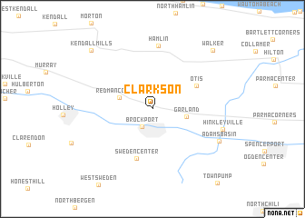 map of Clarkson