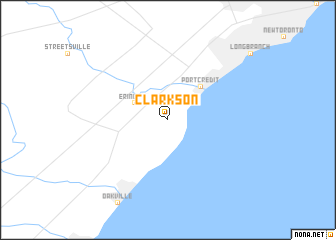 map of Clarkson