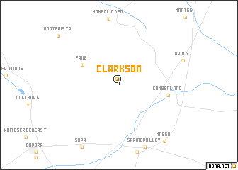 map of Clarkson