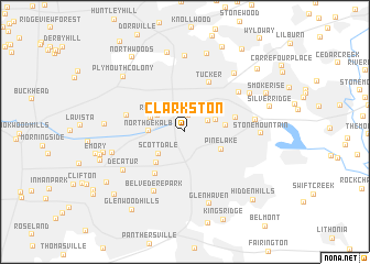 map of Clarkston