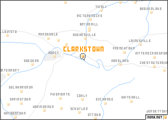 map of Clarkstown