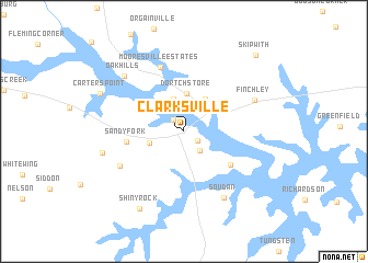 map of Clarksville