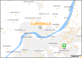 map of Clarksville