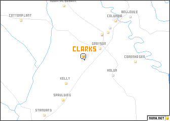 map of Clarks