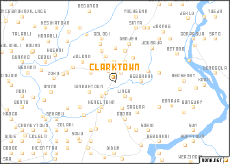 map of Clark Town