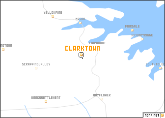map of Clarktown