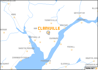 map of Clarkville