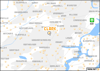 map of Clark