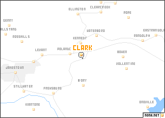 map of Clark