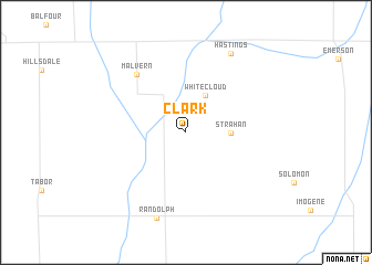 map of Clark