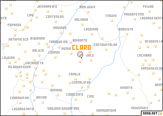 map of Claro