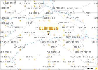 map of Clarques