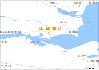 map of Clashmore