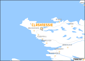 map of Clashnessie