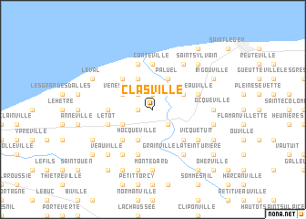 map of Clasville