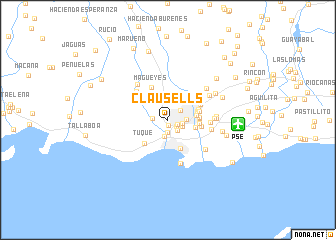 map of Clausells