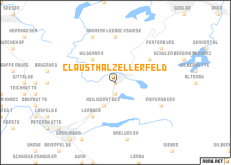 Clausthal-Zellerfeld (Germany) map - nona.net