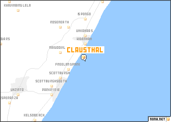 map of Clausthal