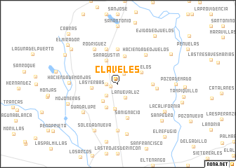 map of Claveles