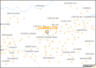 map of Clavelito