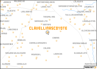 map of Clavellinas Coyote