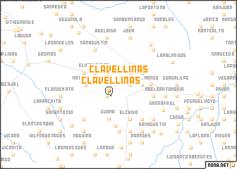 map of Clavellinas