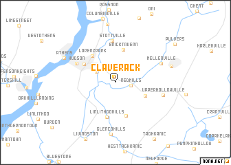 map of Claverack