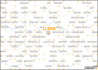 map of Clavia