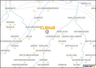 map of Clavijo