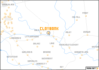 map of Claybank