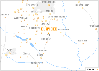 map of Claybed