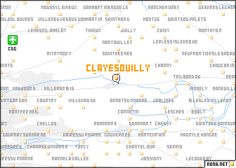 map of Claye-Souilly