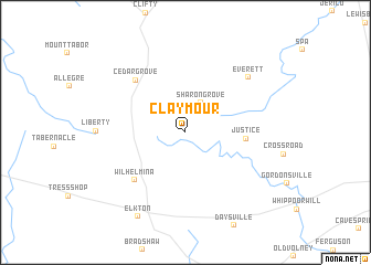 map of Claymour