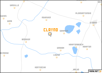 map of Clayno