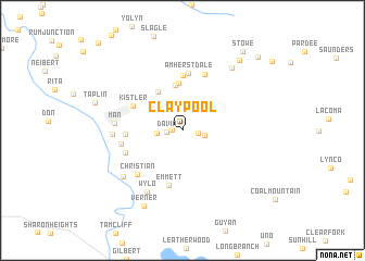 map of Claypool