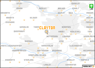 map of Clayton