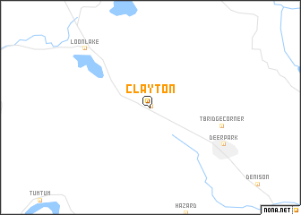 map of Clayton