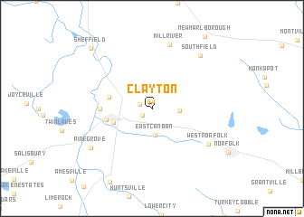 map of Clayton