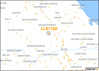 map of Clayton