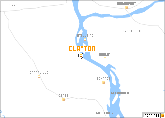 map of Clayton