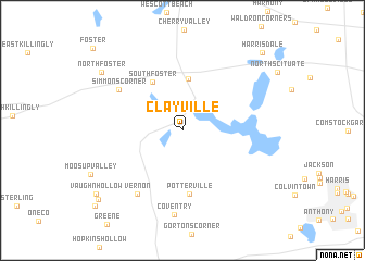 map of Clayville