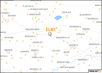 map of Clay